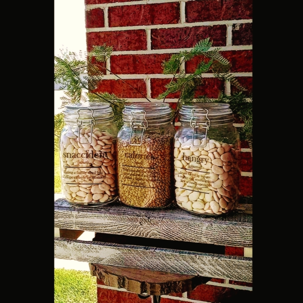 NEW Glass Storage Jars